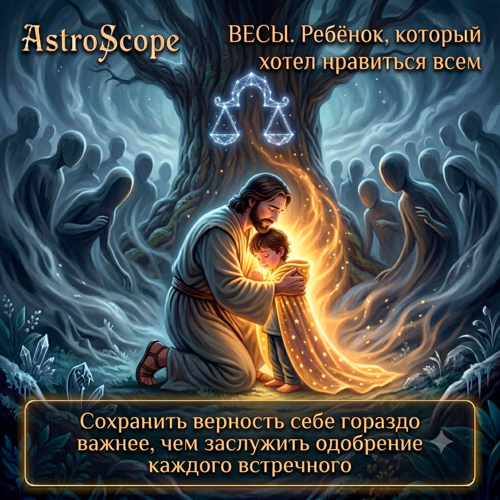 ♎ Весы, энергия 26 июня: Ребёнок, который хотел нравиться всем