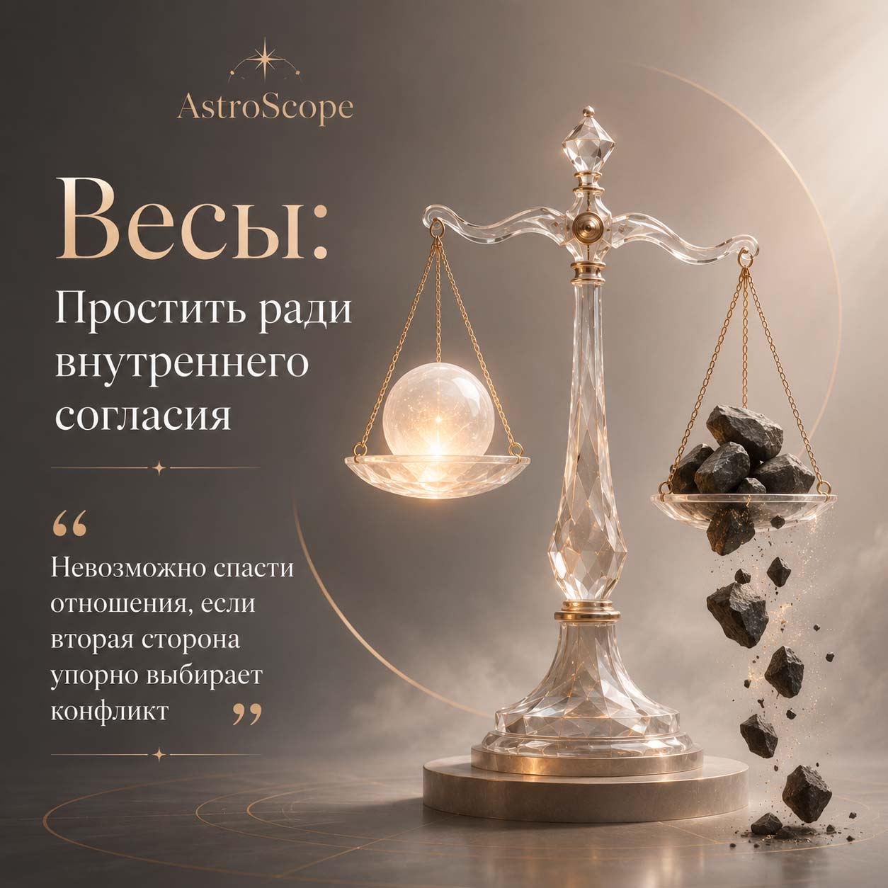 ♎ Весы, энергия 14 июля: Простить ради внутреннего согласия