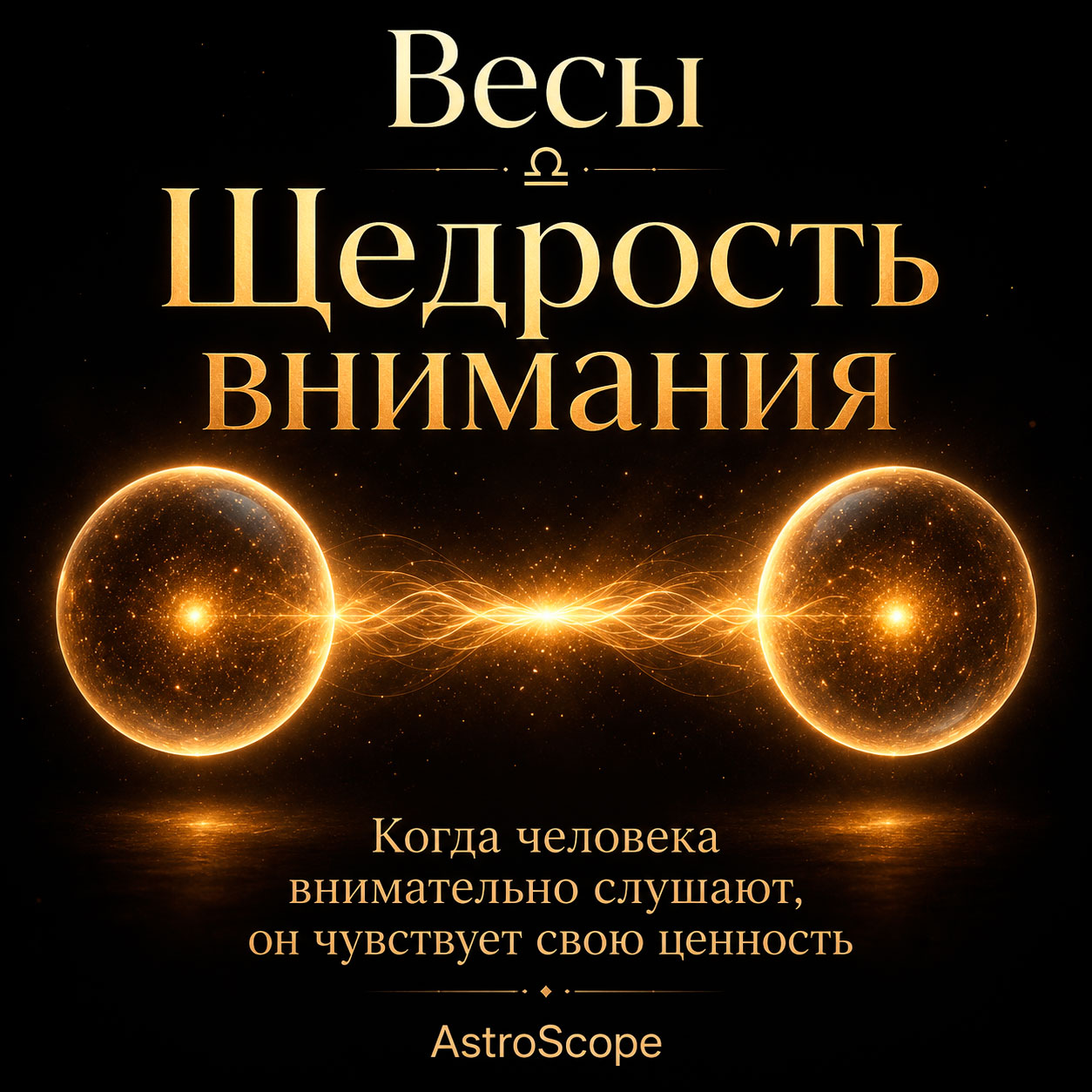 ♎ Весы, энергия 15 июля: Щедрость внимания