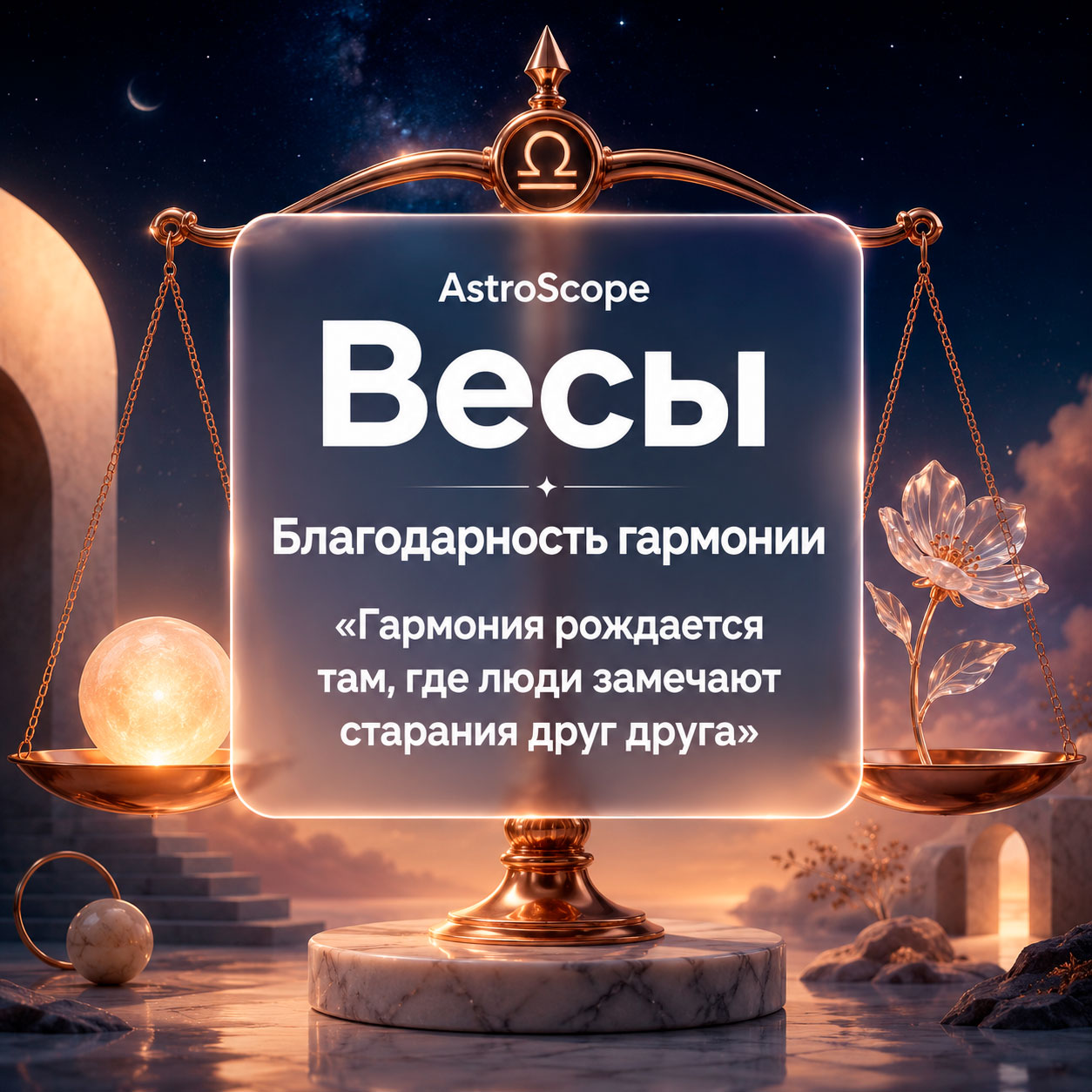 ♎ Весы, энергия 20 июля: Благодарность гармонии