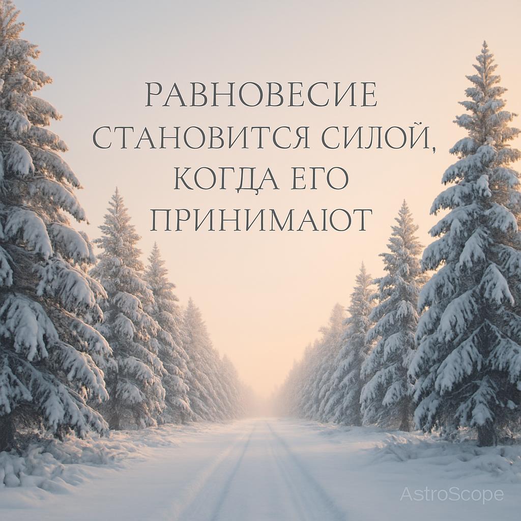 ♎ Весы — Твёрдое равновесие