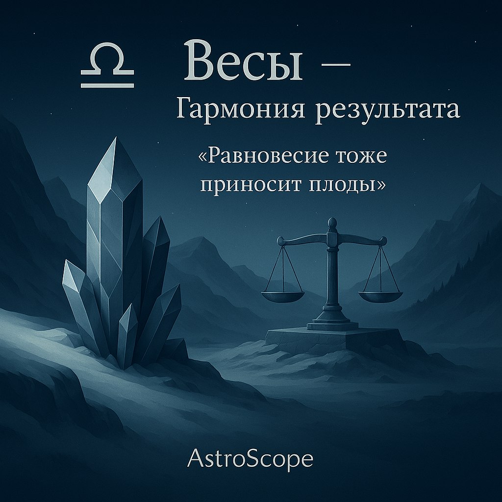 ♎ Весы – Плоды гармонии