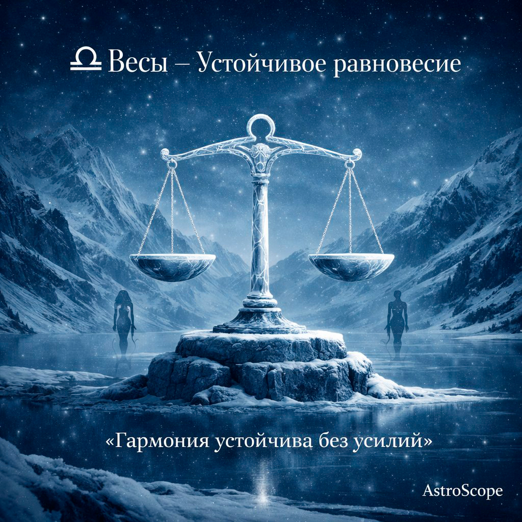 ♎ Весы: Настоящее спокойствие