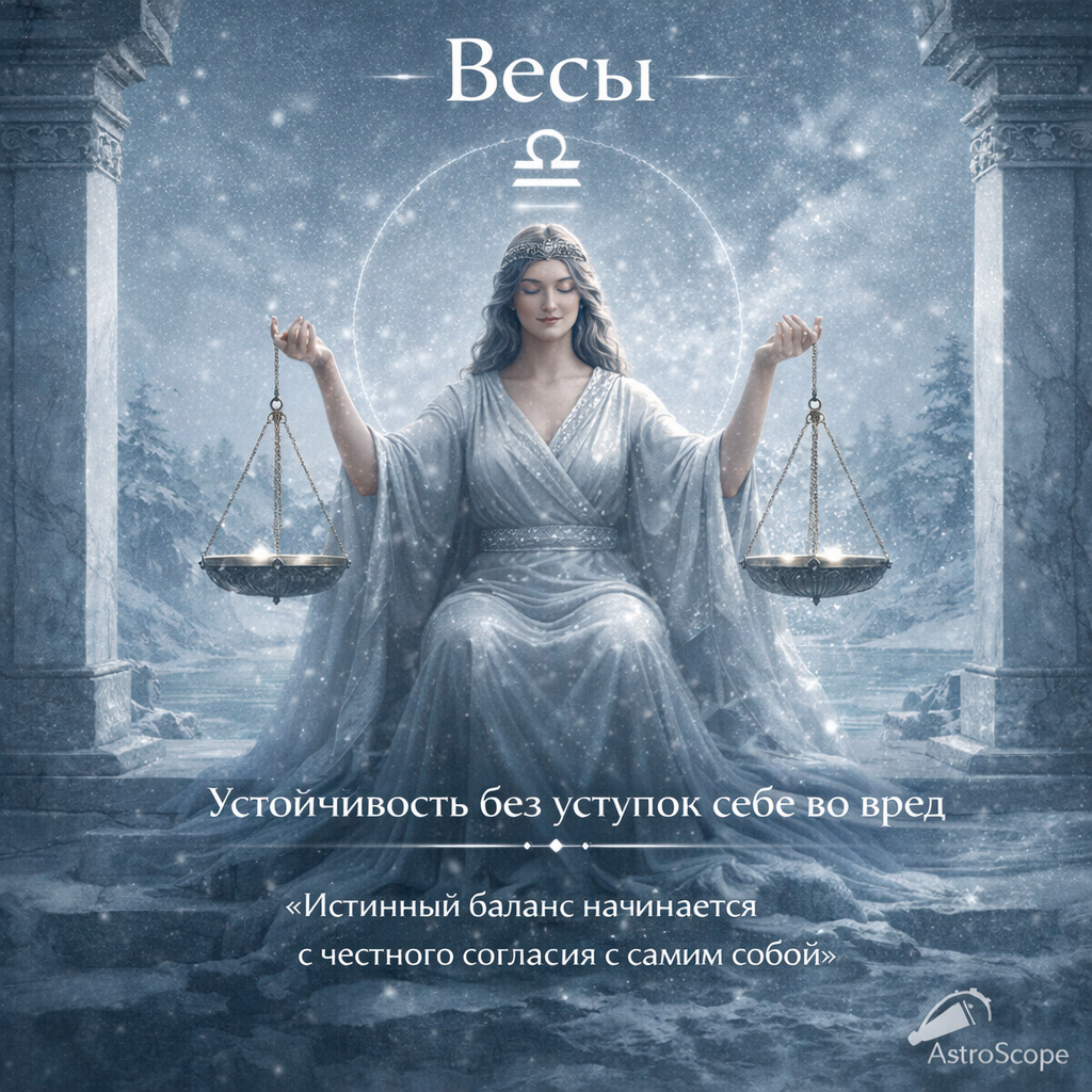 ♎ Весы — Устойчивость без уступок себе во вред