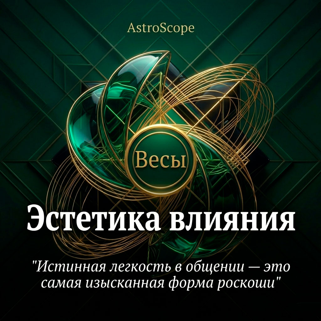 ♎ Весы, энергия 24 мая: Эстетика влияния