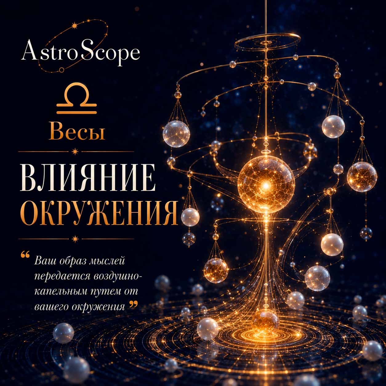 ♎ Весы, энергия 25 мая: Влияние окружения