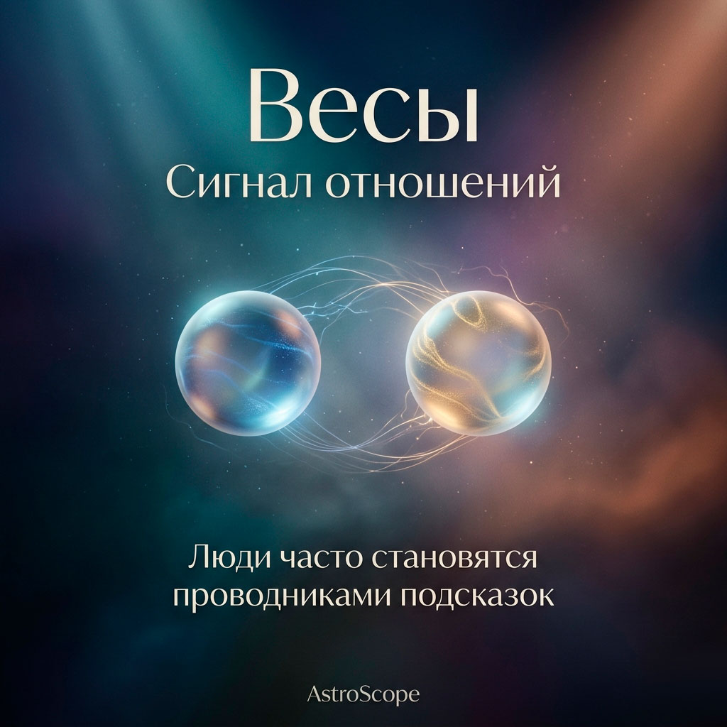 ♎ Весы, энергия 8 июня: Сигнал отношений