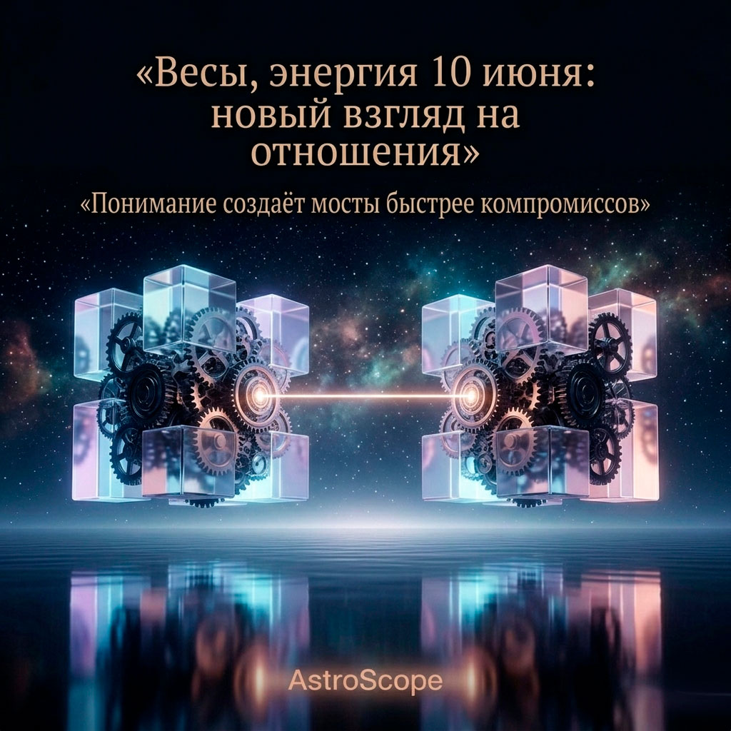 ♎ Весы, энергия 10 июня: новый взгляд на отношения
