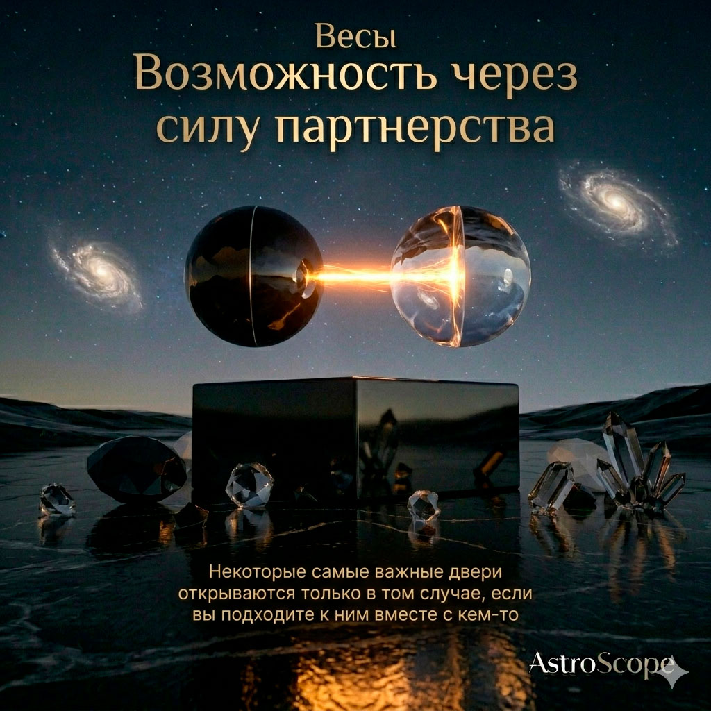 ♎ Весы, энергия 14 июня: Возможность через силу партнерства