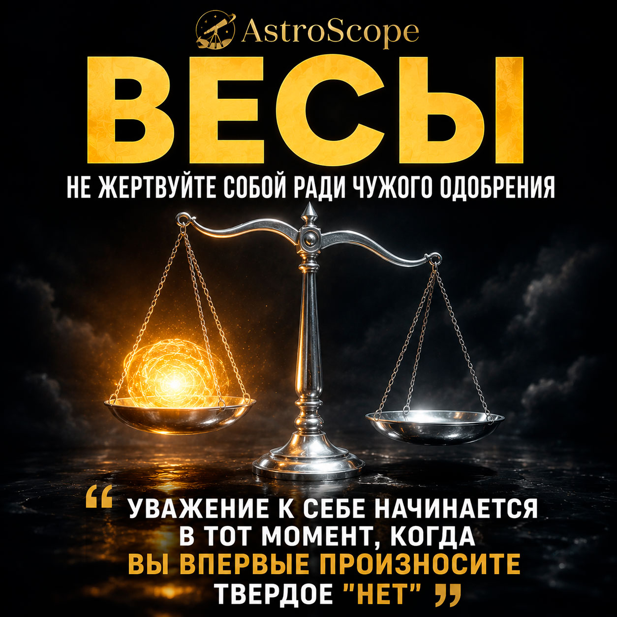 ♎ Весы, энергия 24 июля: Не жертвуйте собой ради чужого одобрения