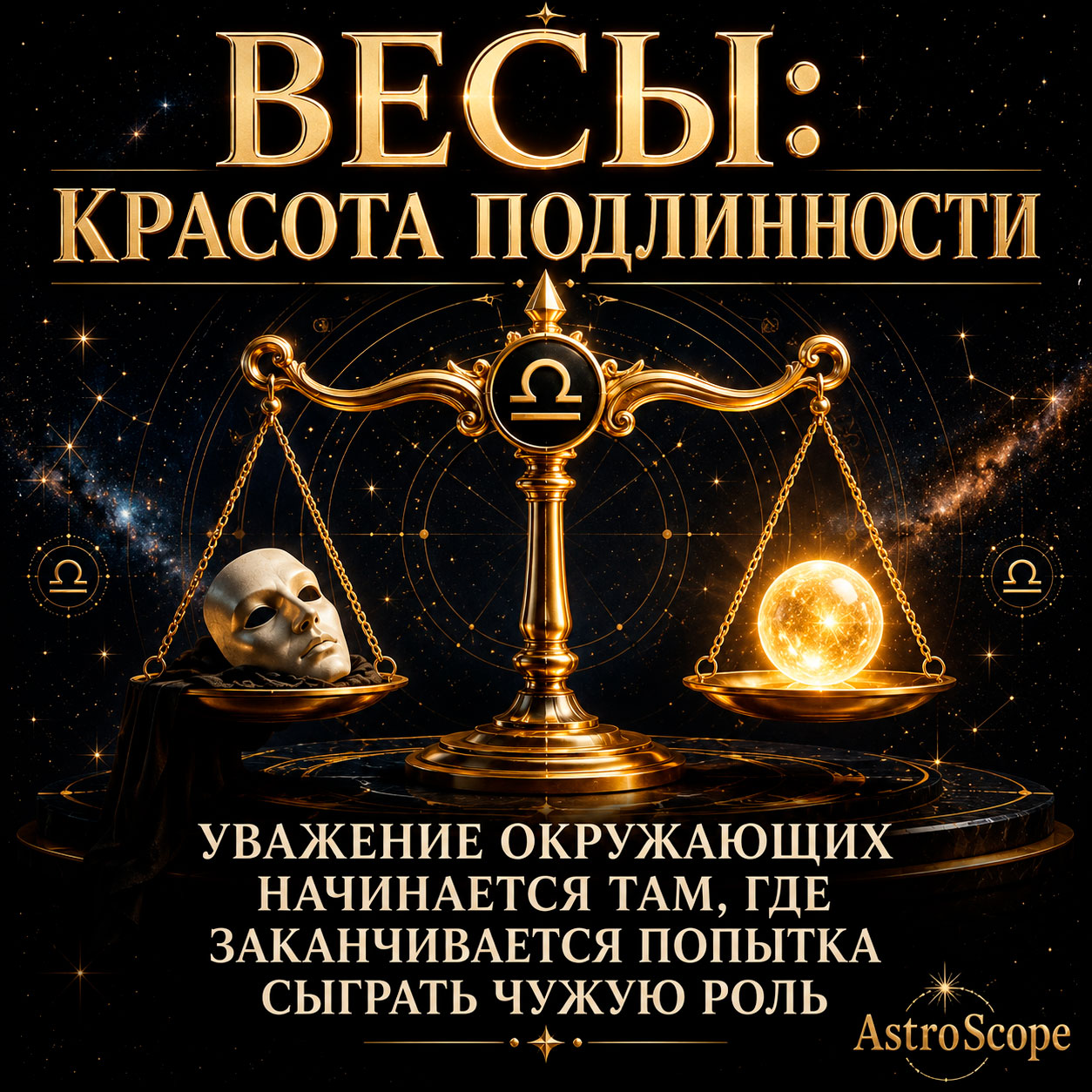 ♎ Весы, энергия 31 августа: Красота подлинности