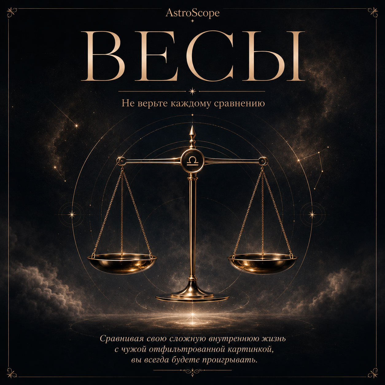 ♎ Весы, энергия 8 августа: Не верьте каждому сравнению