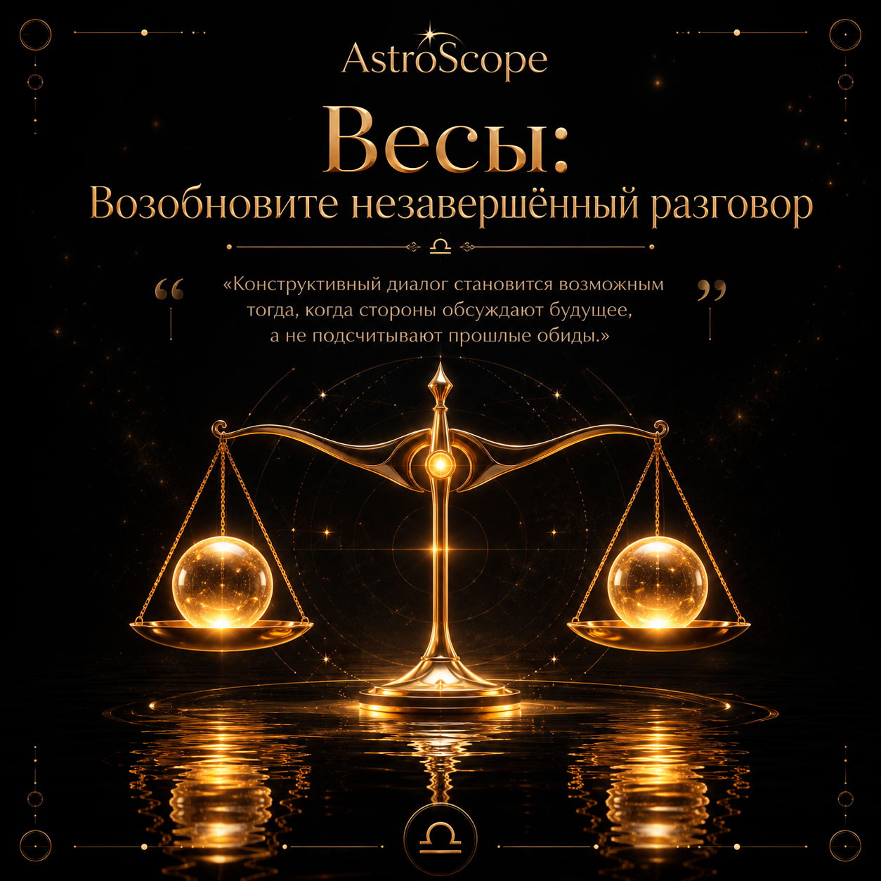 ♎ Весы,энергия 11 августа