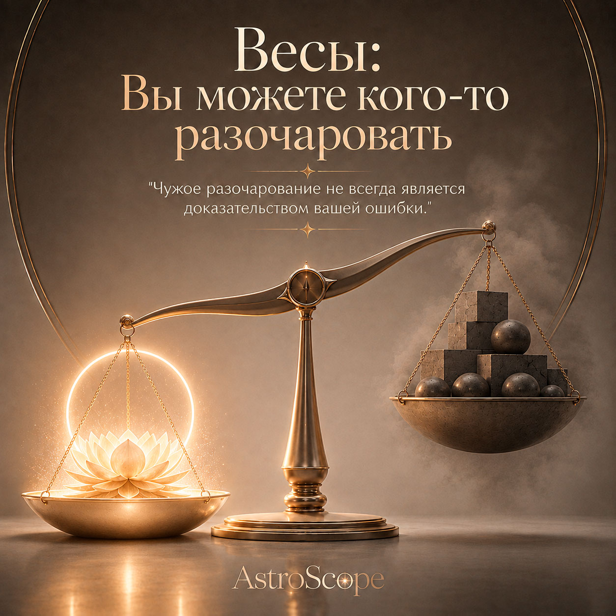 ♎ Весы, энергия 12 августа: Вы можете кого-то разочаровать