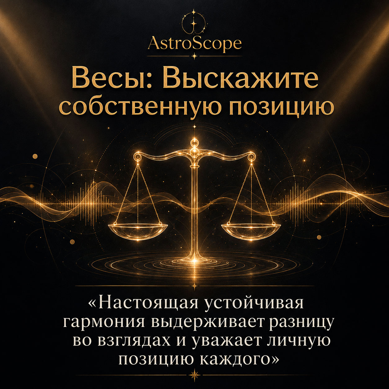 ♎ Весы, энергия 13 августа