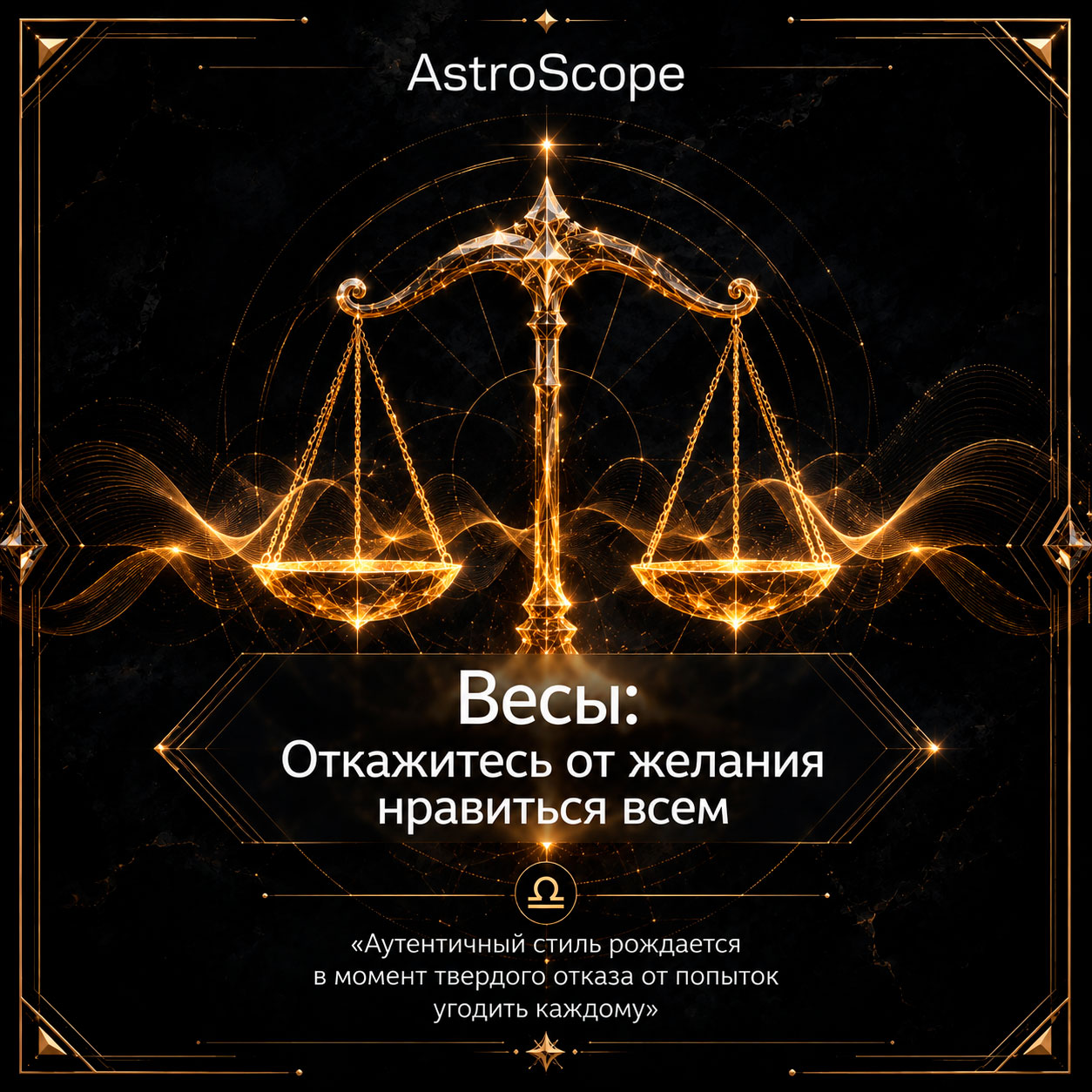 ♎ Весы, энергия 14 августа: Откажитесь от желания нравиться всем