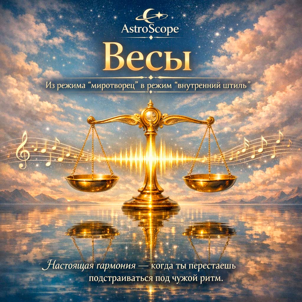 Весы 21 февраля: Когда внутренние чаши приходят в равновесие