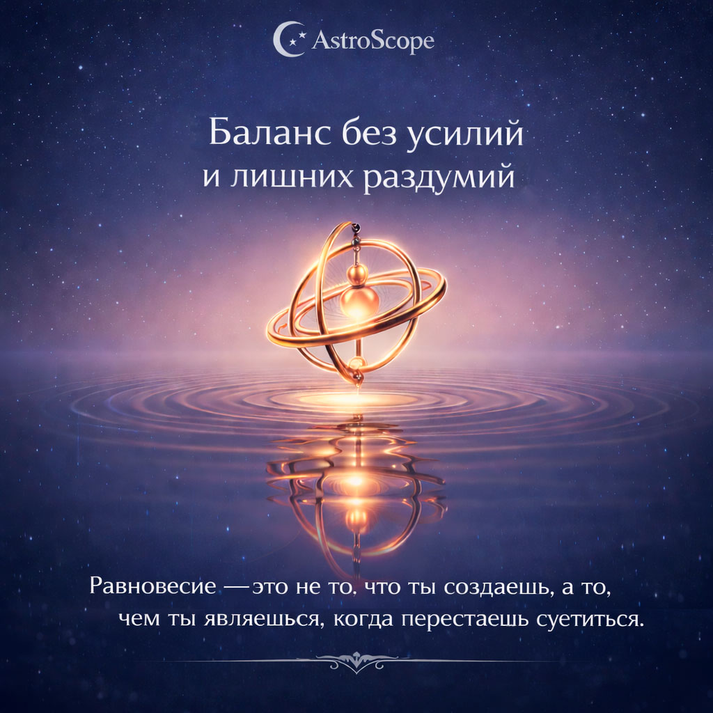 Прогноз для Весов на 22 февраля: Баланс без усилий и лишних раздумий
