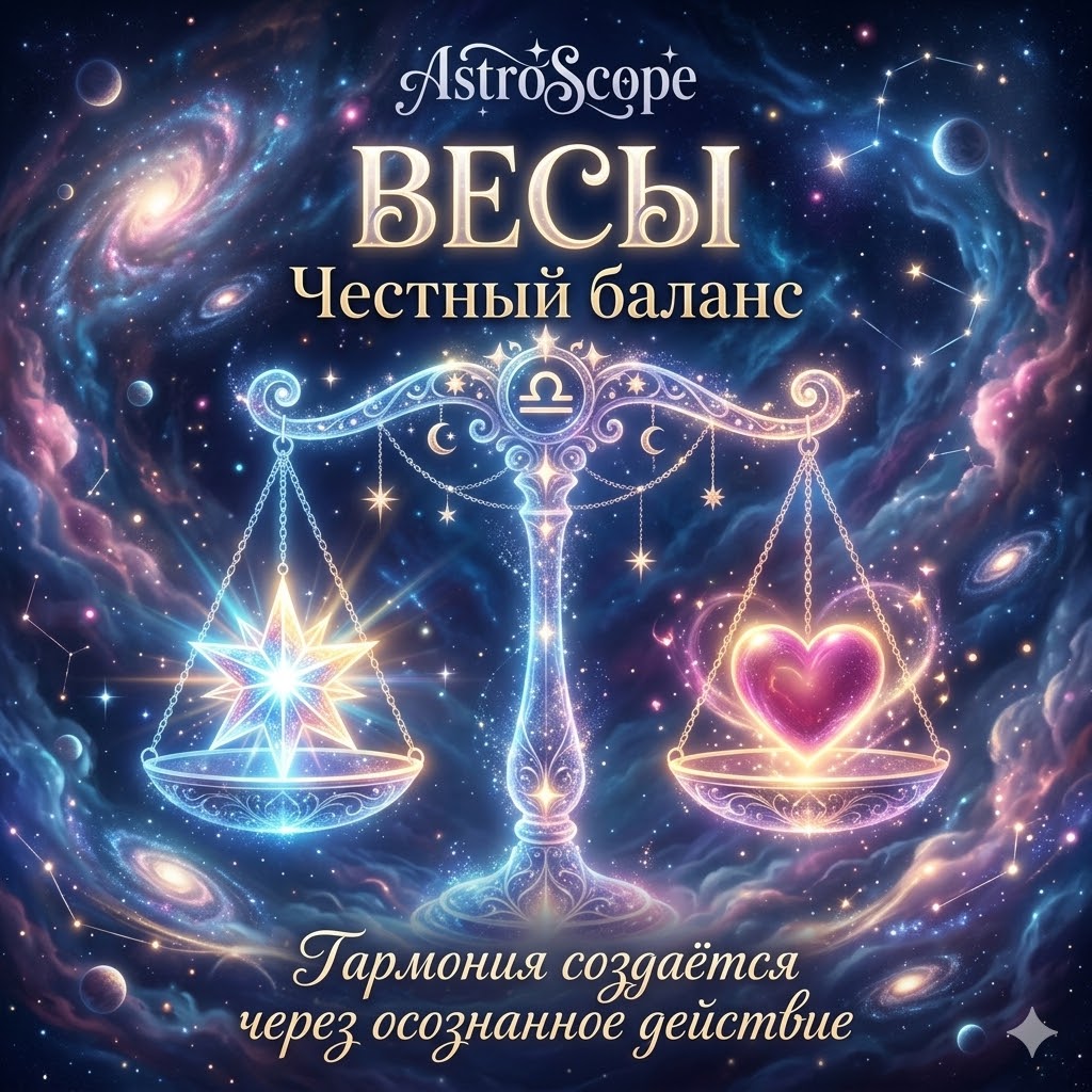 Весы на 2 марта: Истинный баланс начинается с уважения к себе