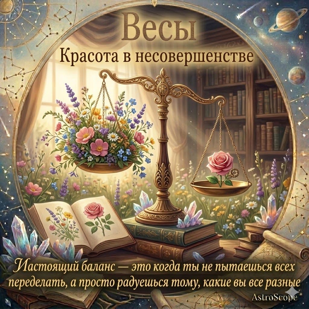 Весы 8 марта: Откажитесь от глянцевых фильтров ради настоящей гармонии