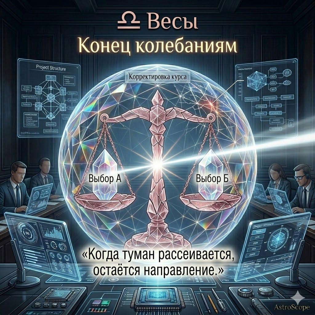 Весы 10 марта: Конец колебаниям и магия приоритетов | AstroScope