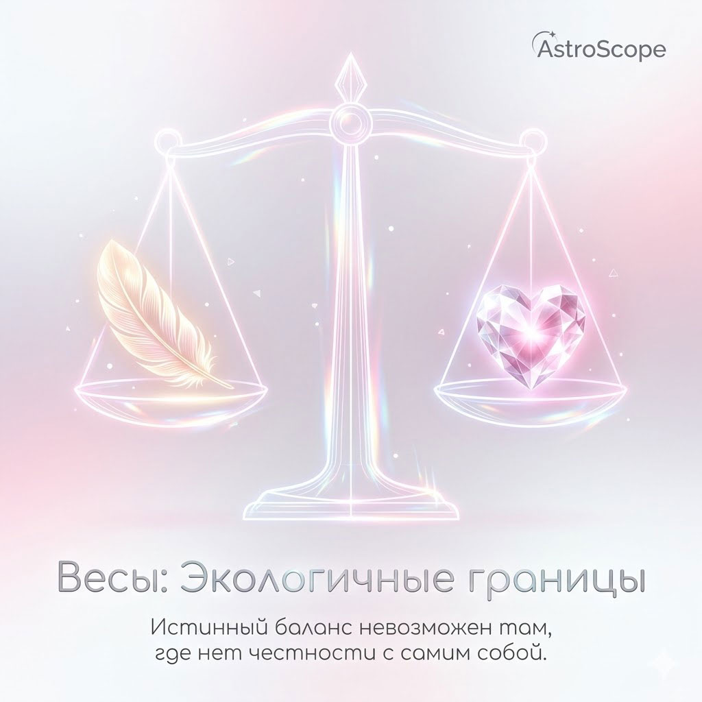 ♎ Весы 12 марта: Экологичное выставление границ