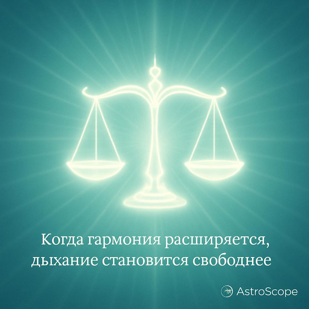 Весы · 6 декабря 2025 — День расширяющегося равновесия