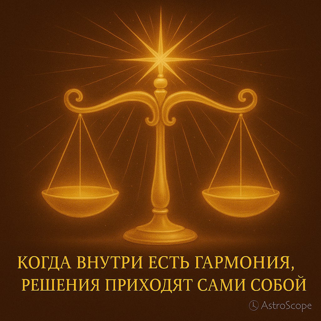 ♎ Весы · 7 декабря 2025 — День внутреннего равновесия и ясных знаков