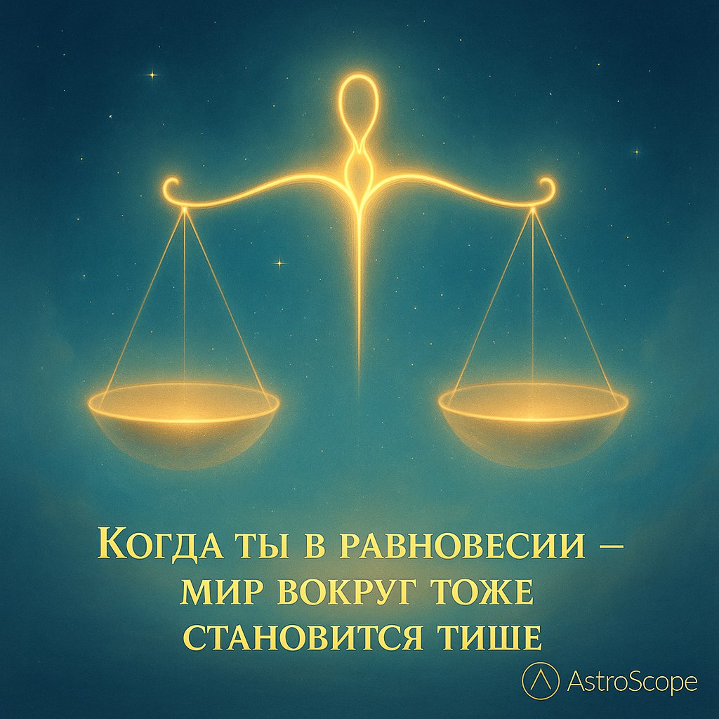 Весы • 10 декабря 2025 — День спокойной гармонии