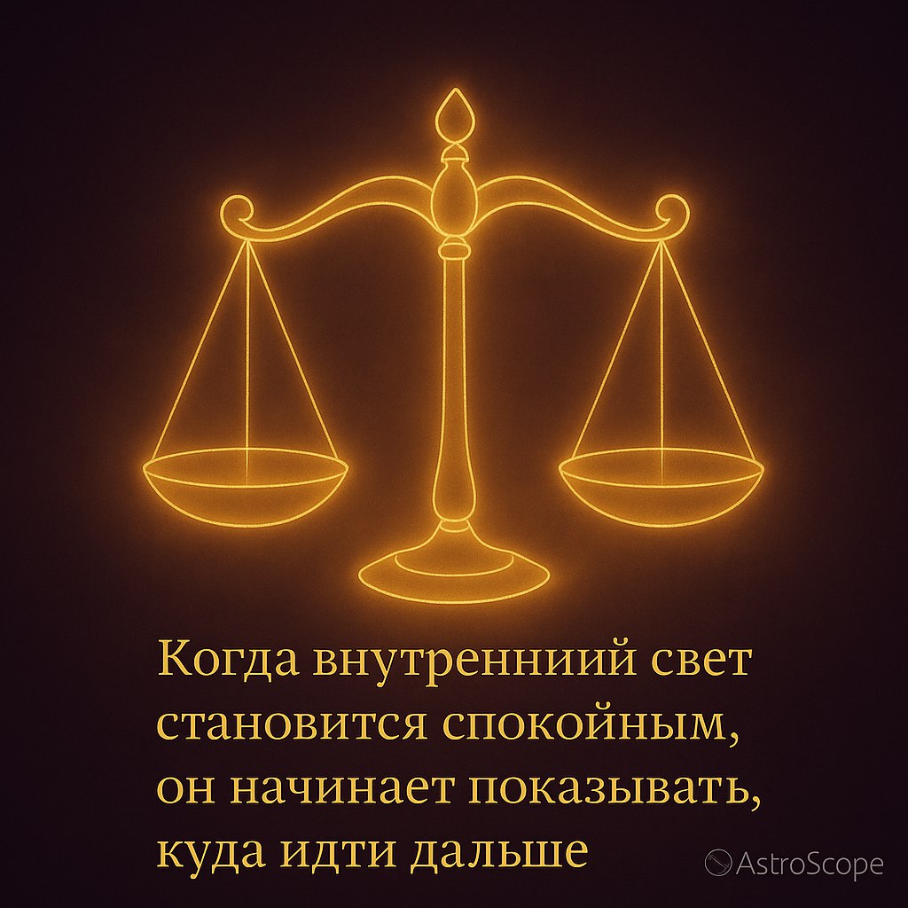 ♎ Весы · 12 декабря 2025 — Баланс становится светом