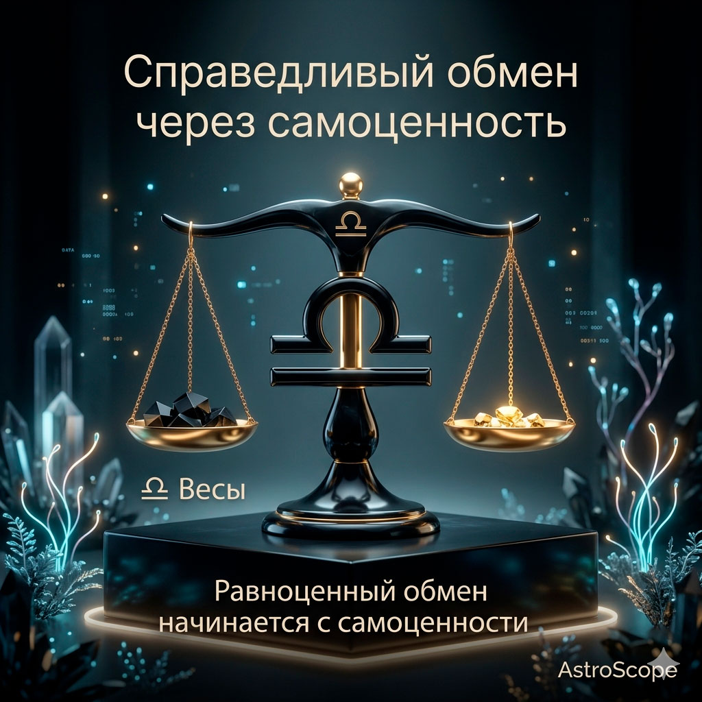 ♎ Весы, энергия 21 апреля: Справедливый обмен через самоценность