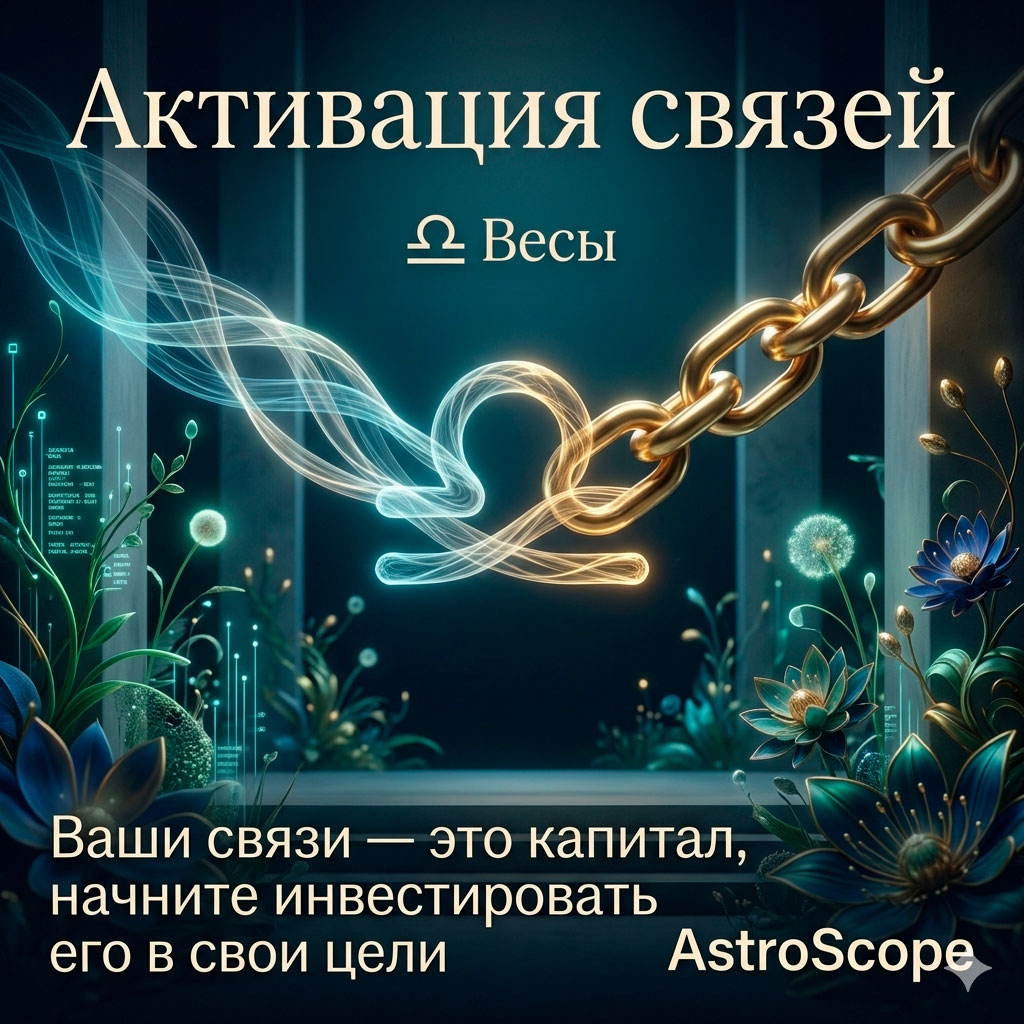 ♎ Весы, энергия 22 апреля: Активация связей