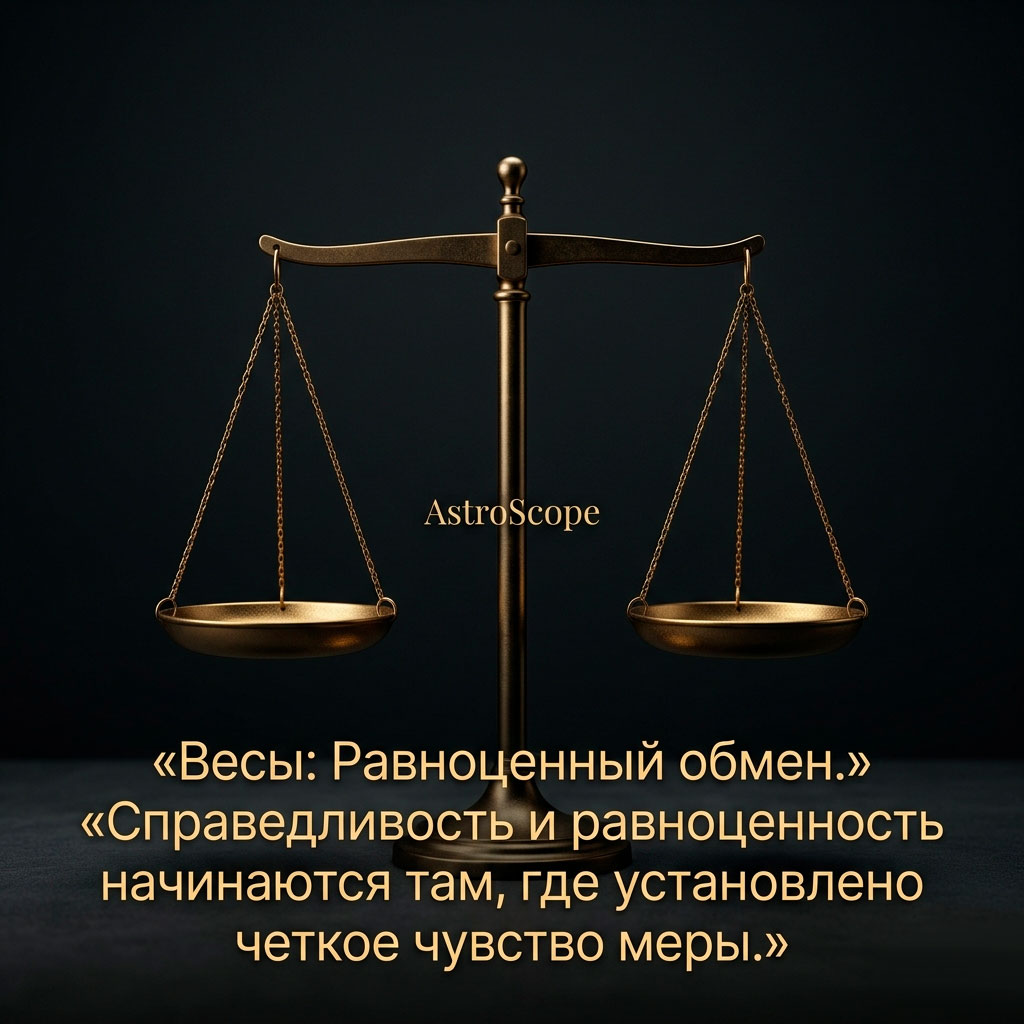 ♎ Весы, энергия 26 апреля: Равноценный обмен