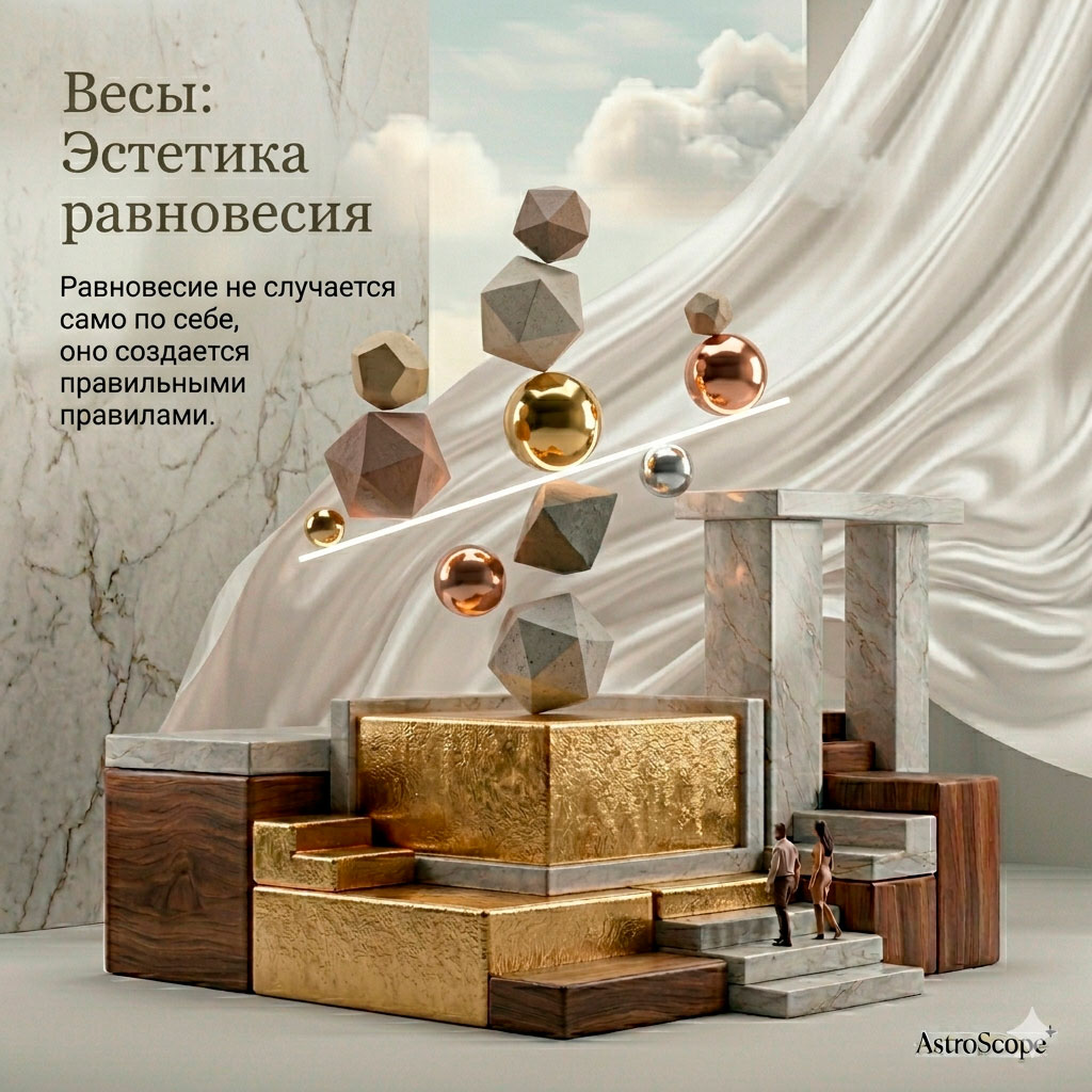♎ Весы, энергия 27 апреля: Эстетика равновесия