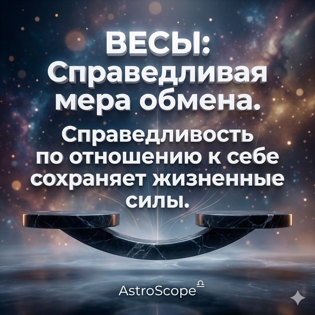 ♎ Весы, энергия 28 апреля: Справедливая мера обмена