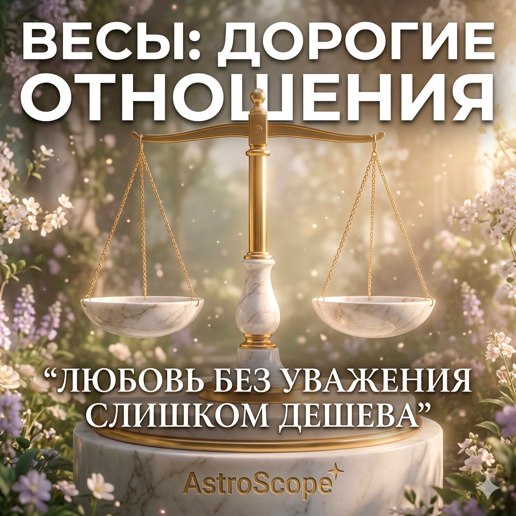 ♎ Весы, энергия 30 апреля: Дорогие отношения