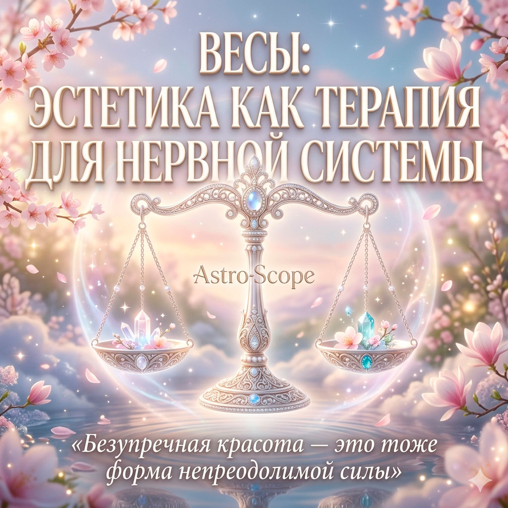 ♎ Весы, энергия 3 мая: Эстетика как терапия для нервной системы