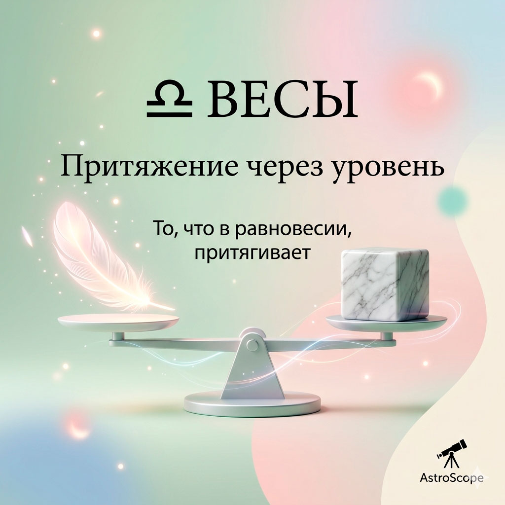 ♎ Весы, энергия 5 мая: Притяжение через высокий стандарт