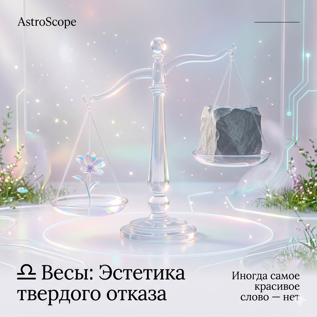 ♎ Весы, энергия 6 мая: Эстетика твердого отказа