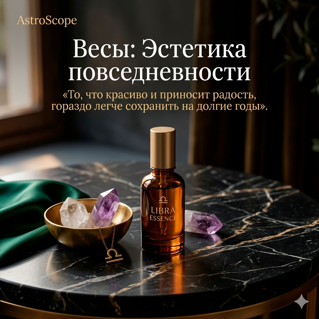 ♎ Весы, энергия 7 мая: Эстетика повседневности