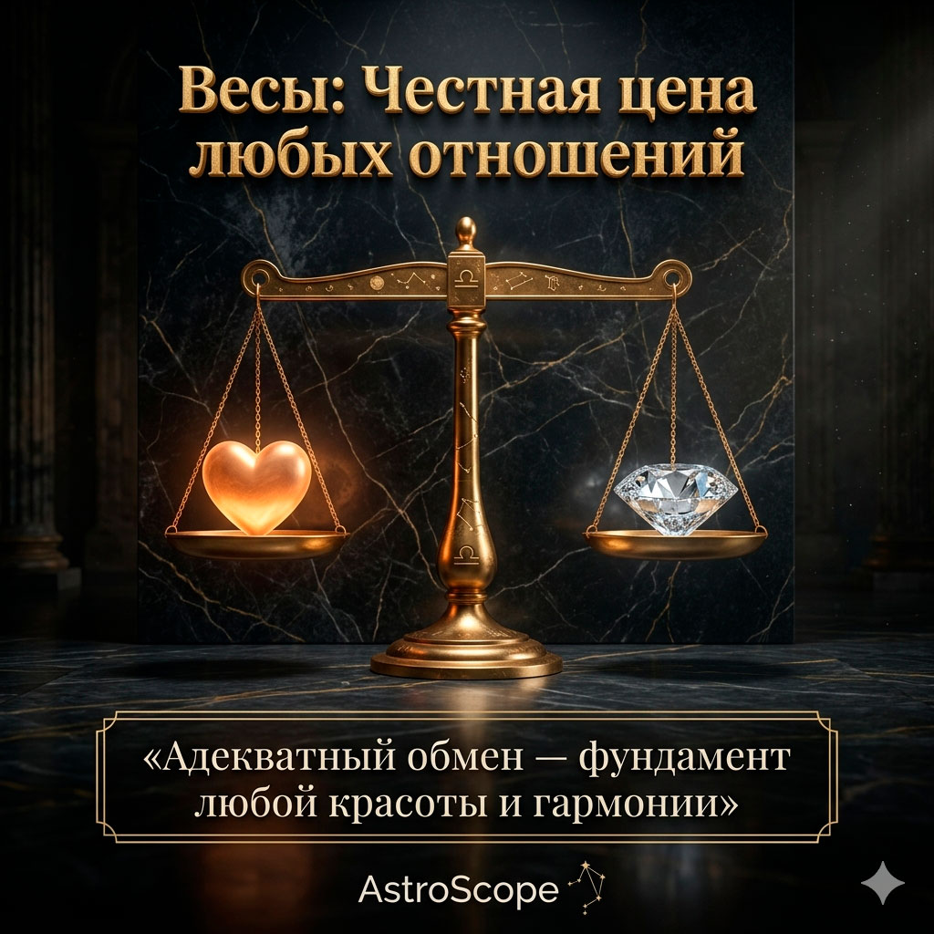 ♎ Весы, энергия 10 мая: Честная цена любых отношений