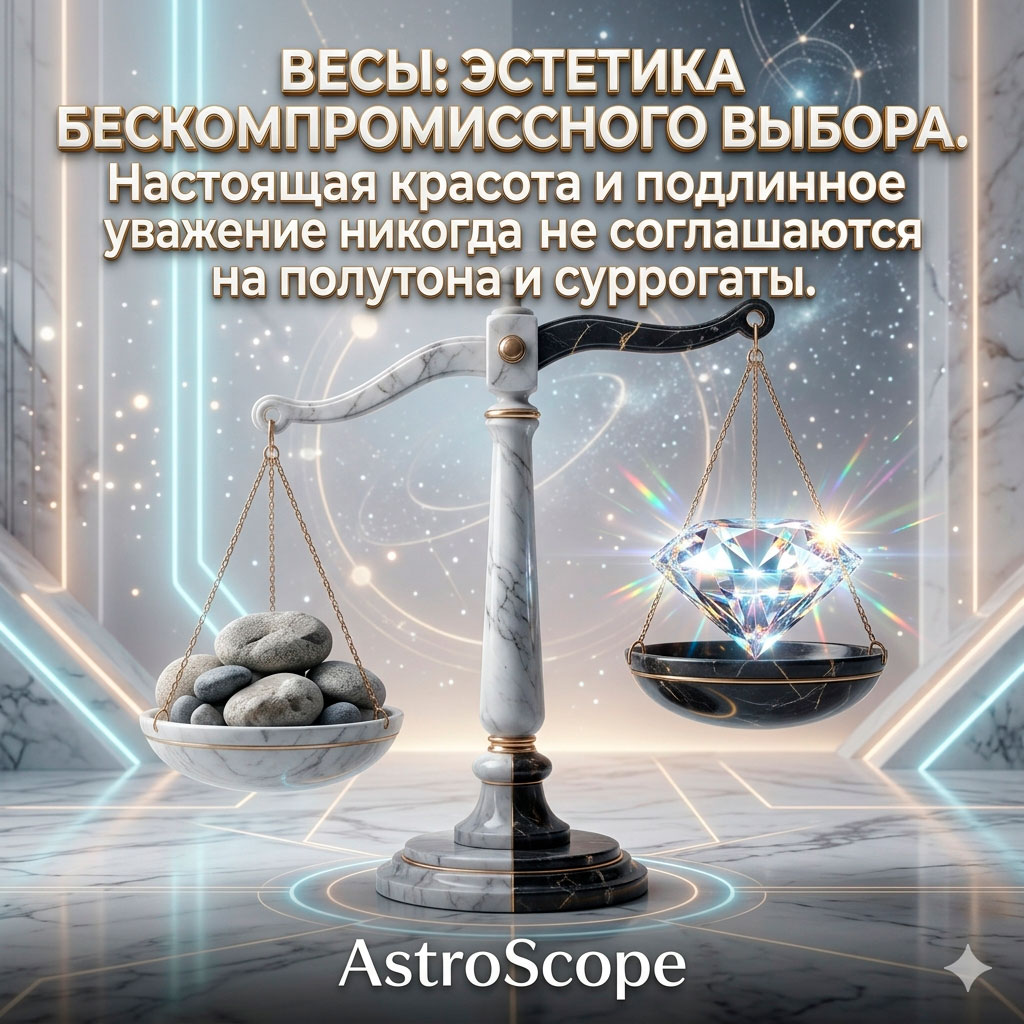 ♎ Весы, энергия 13 мая: Эстетика бескомпромиссного выбора
