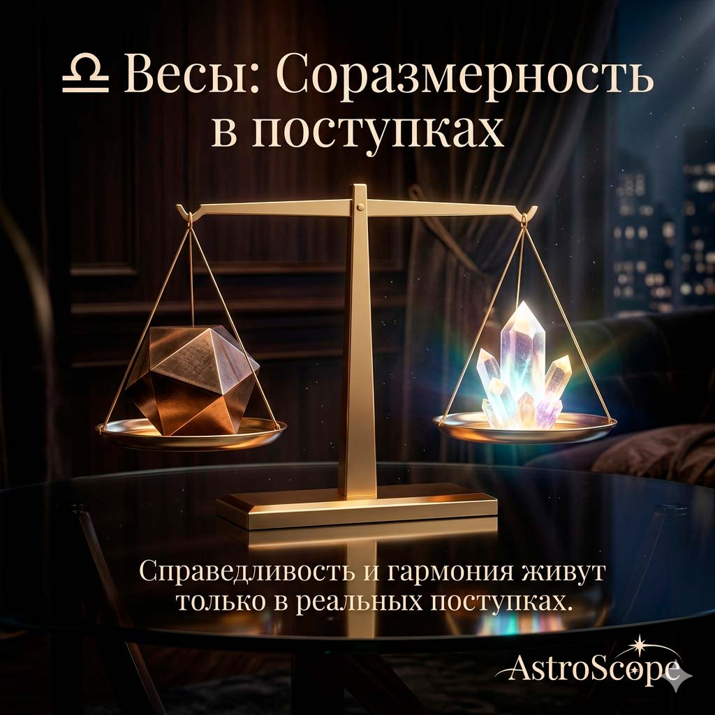 ♎ Весы, энергия 14 мая: Соразмерность в поступках