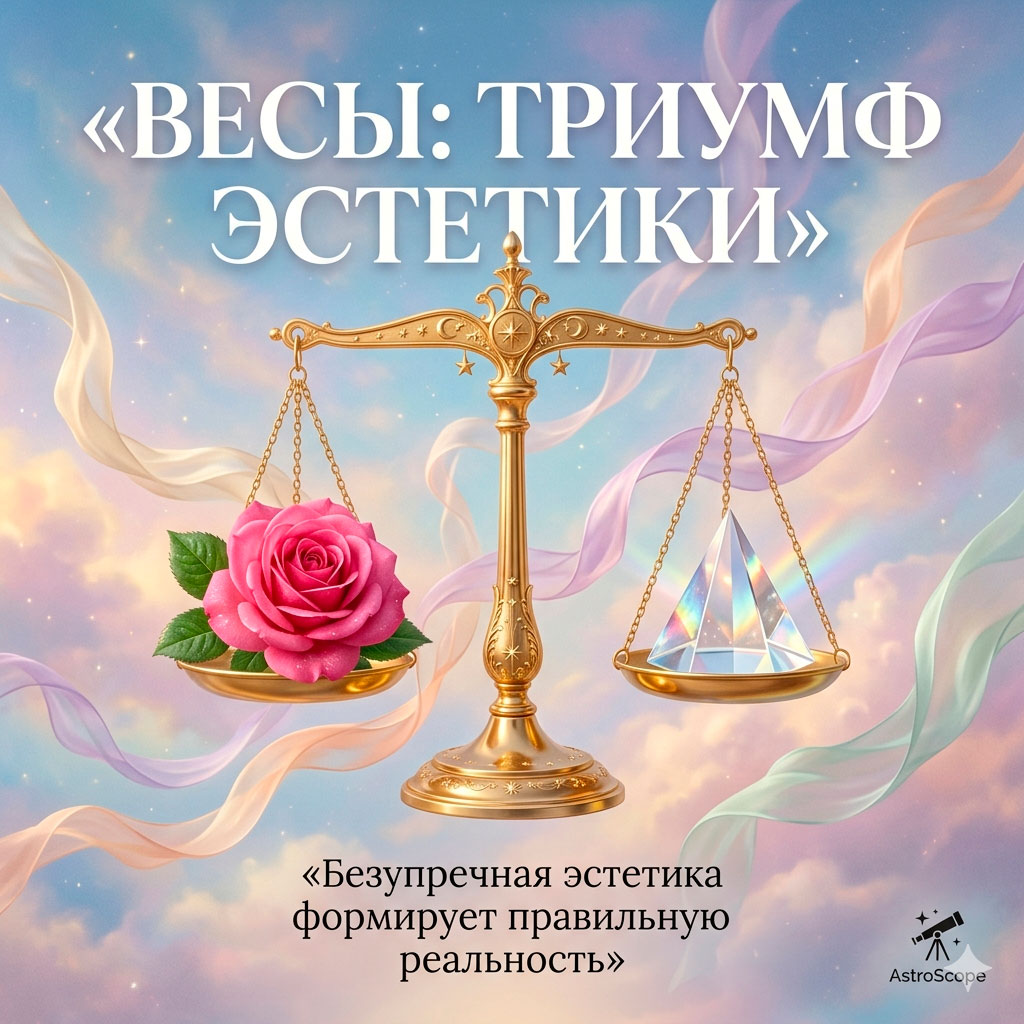 ♎ Весы, энергия 15 мая: Триумф эстетики