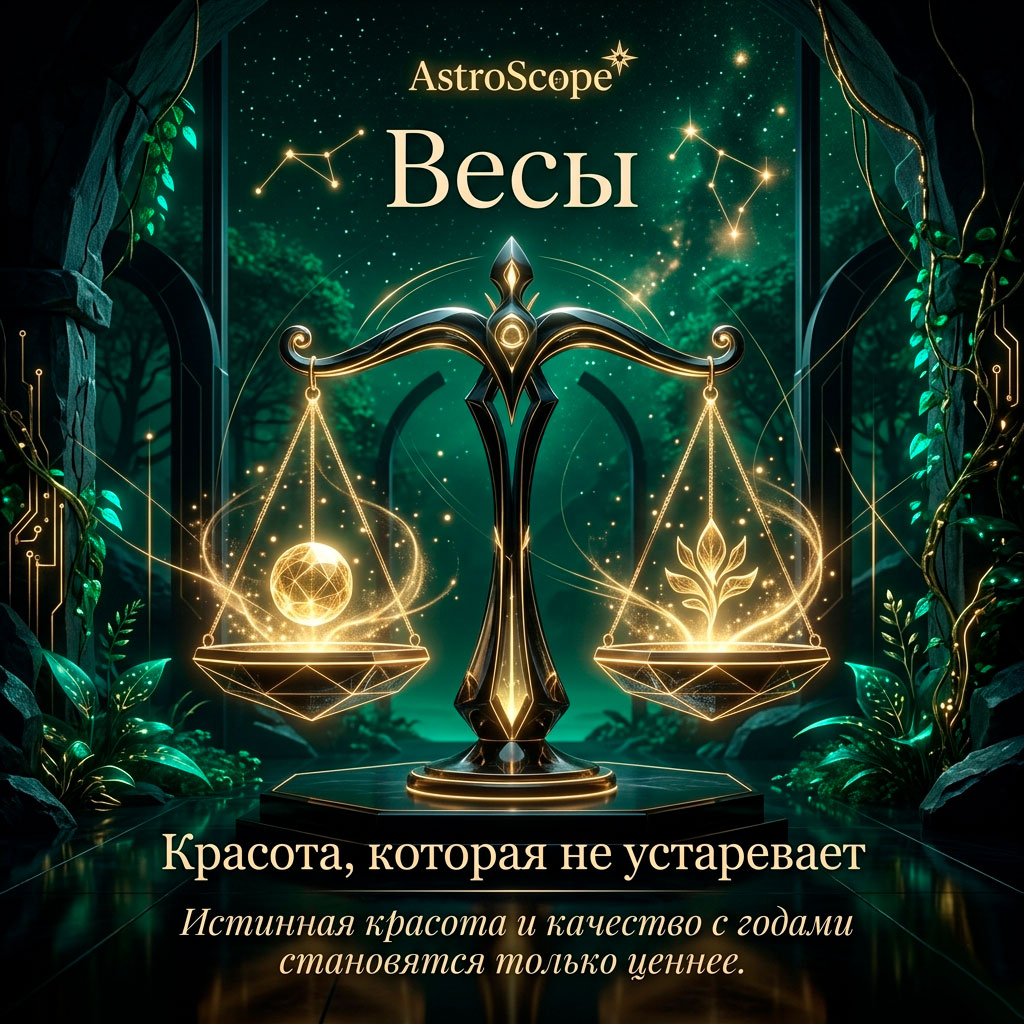 ♎ Весы, энергия 17 мая: Красота, которая не устаревает