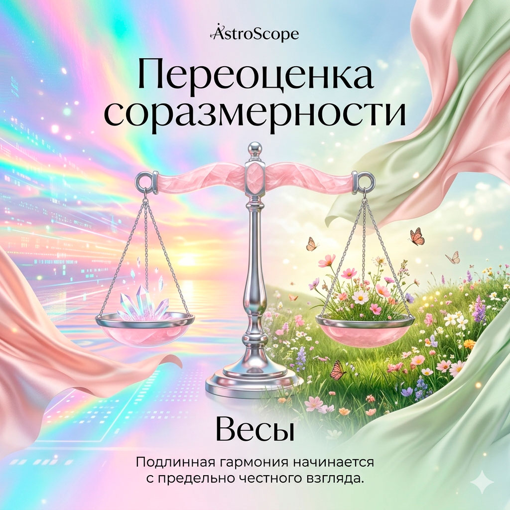 ♎ Весы, энергия 18 мая: Переоценка соразмерности
