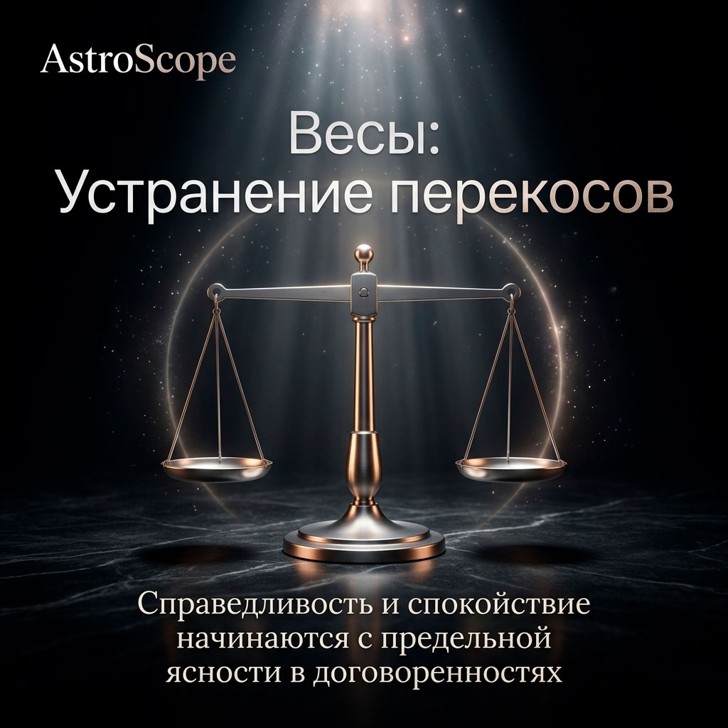 ♎ Весы, энергия 19 мая: Устранение перекосов