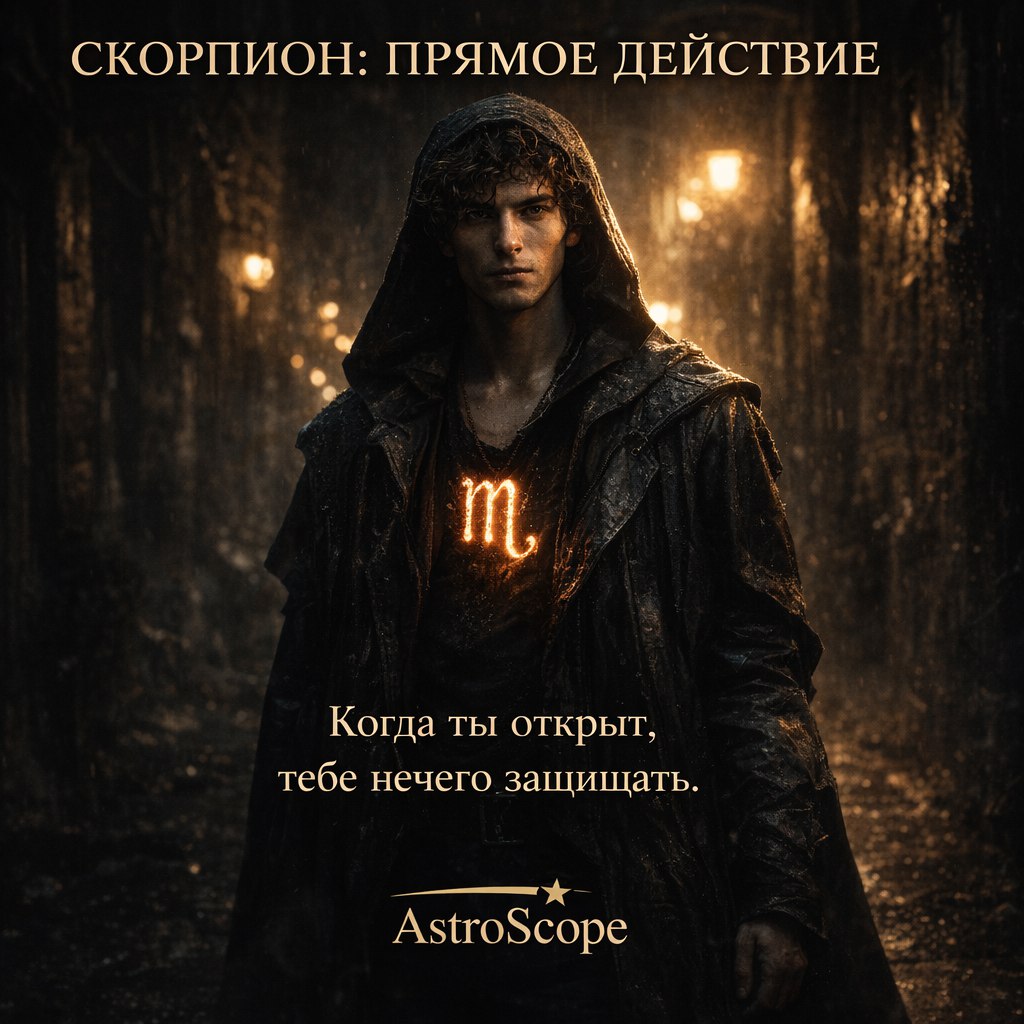 ♏ Скорпион: 27 января — день прямого действия