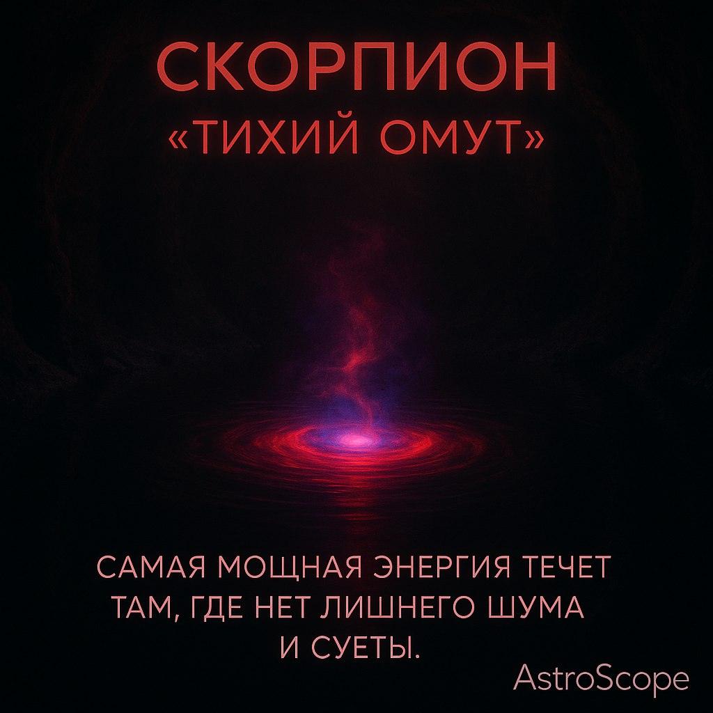 ♏ Скорпион: День «тихого омута»