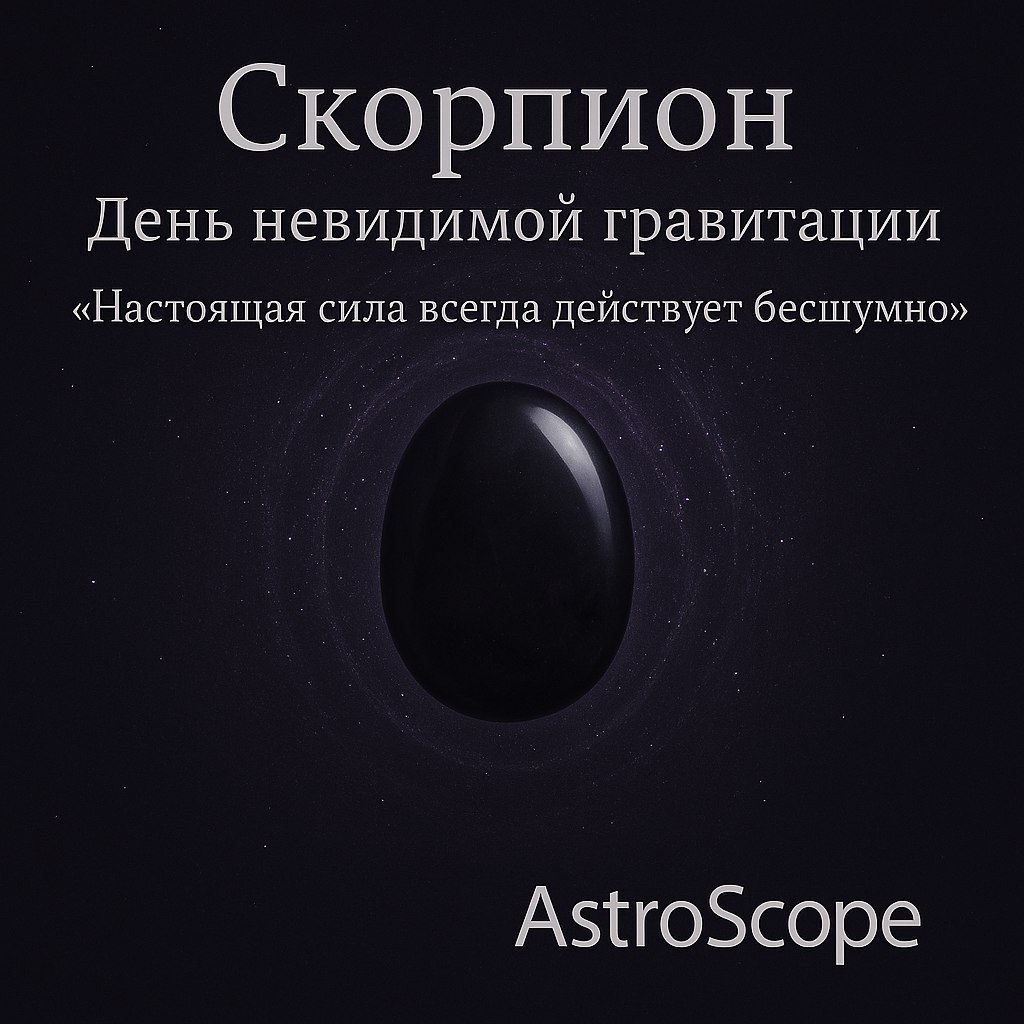 ♏ Скорпион: День «невидимой» гравитации